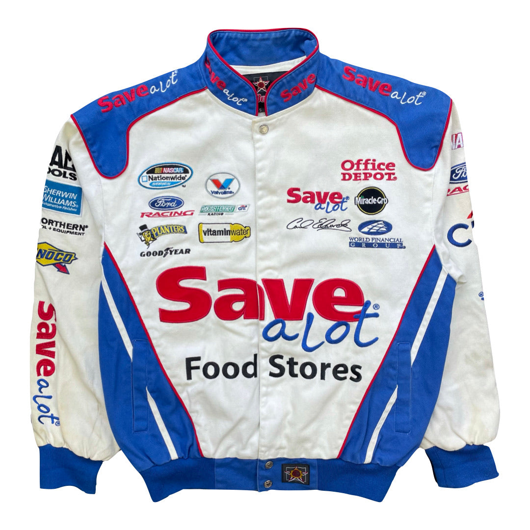 Vintage Save A Lot Nascar Racing Jacket