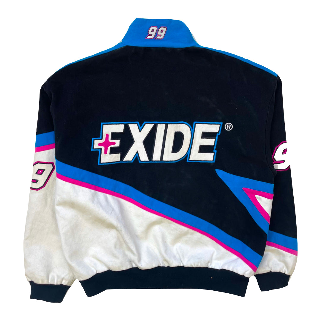 Vintage Exide Batteries Nascar Racing Jacket