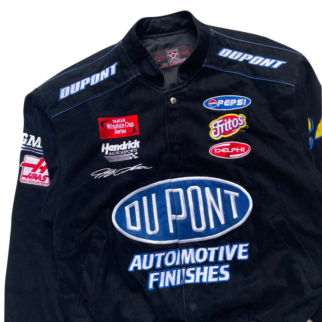 Vintage DuPont Black Nascar Racing Jacket