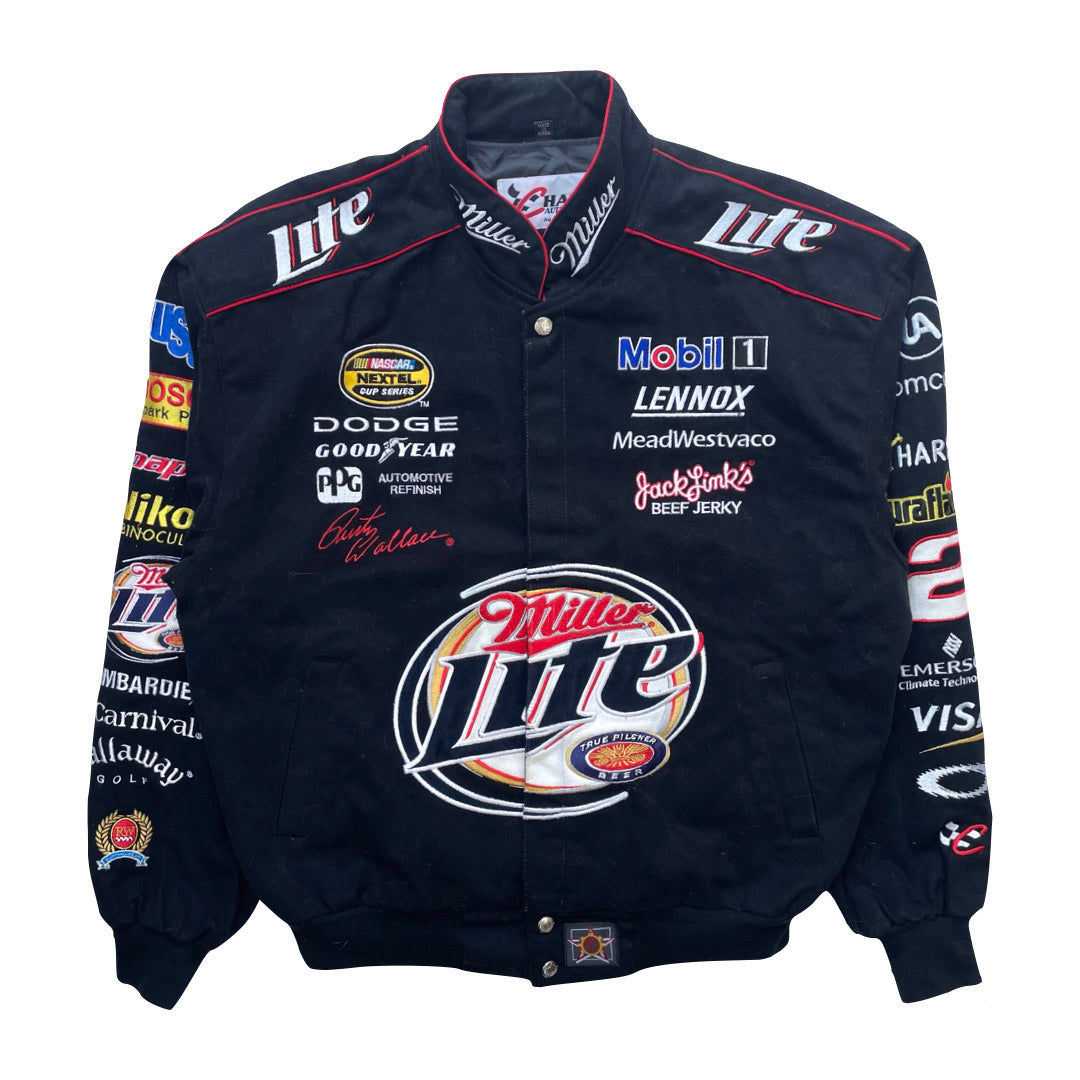 Vintage Miller Lite Nascar Racing Jacket