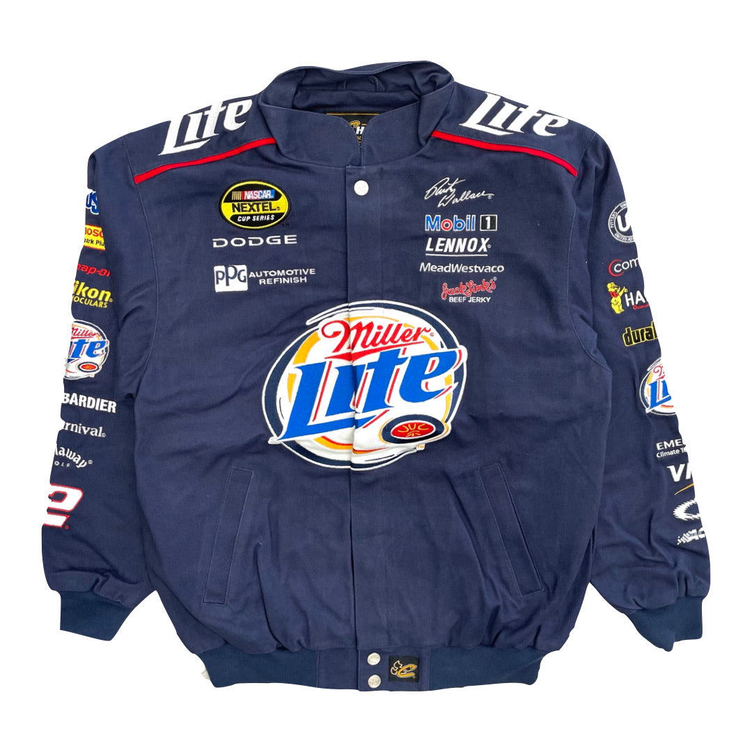 Vintage Miller Lite Nascar Racing Jacket