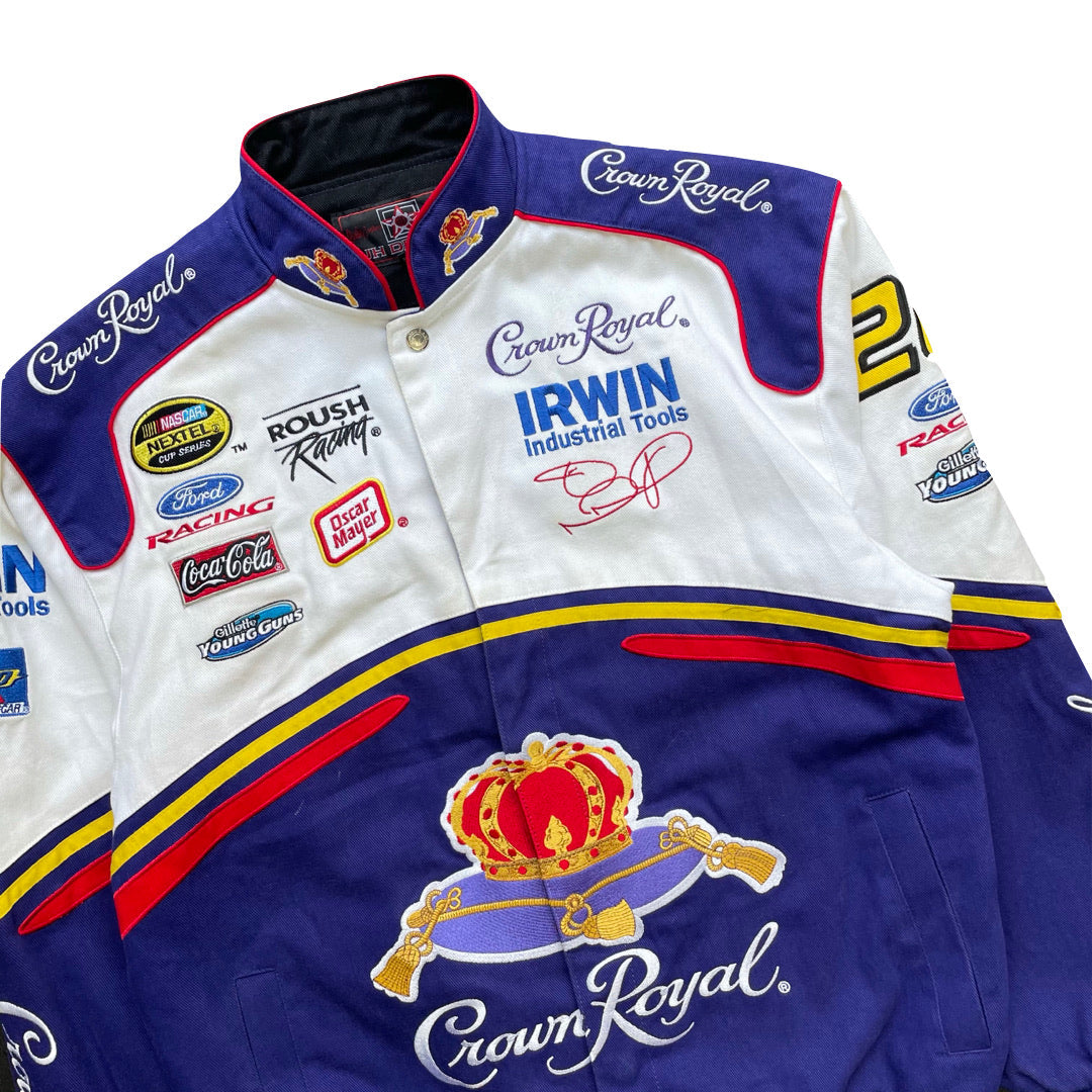 Vintage Crown Royal Energy Nascar Racing Jacket