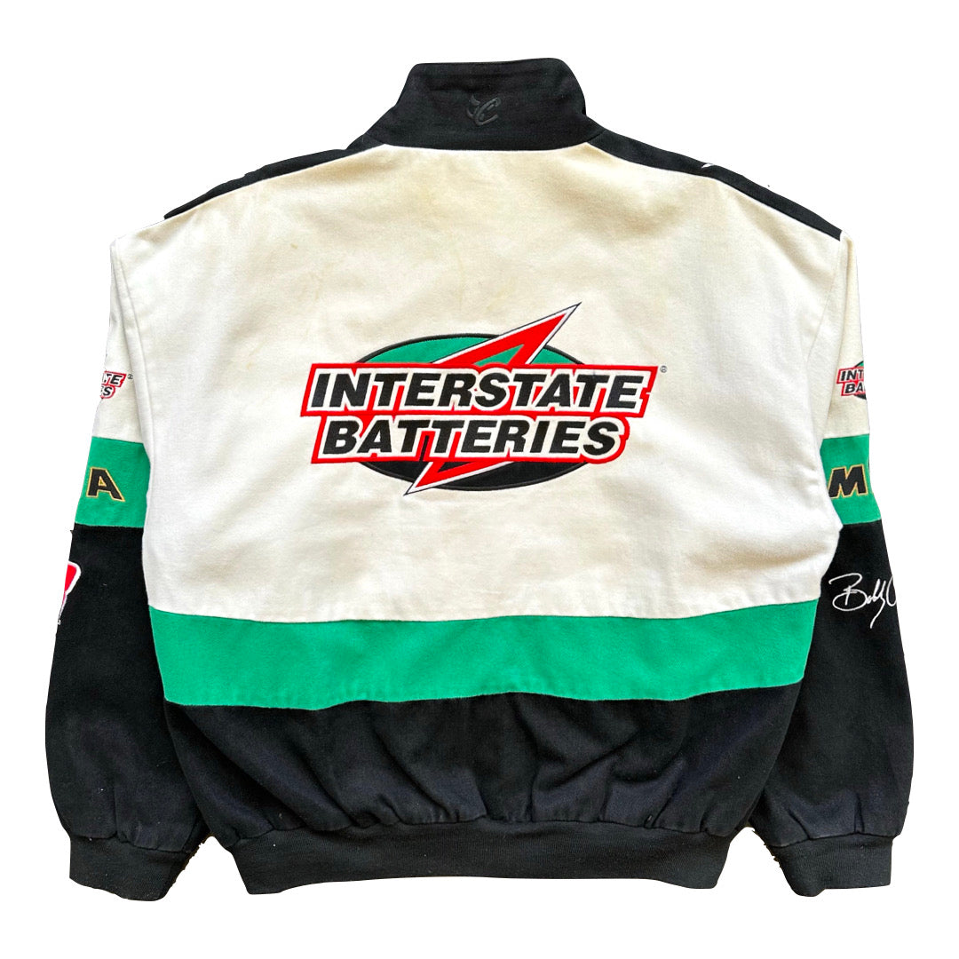 Vintage Interstate Batteries Nascar Racing Jacket