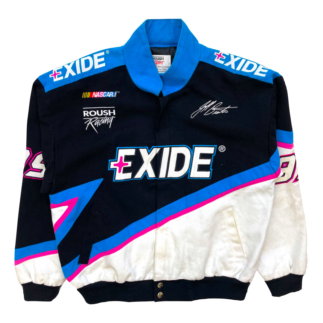 Vintage Exide Batteries Nascar Racing Jacket