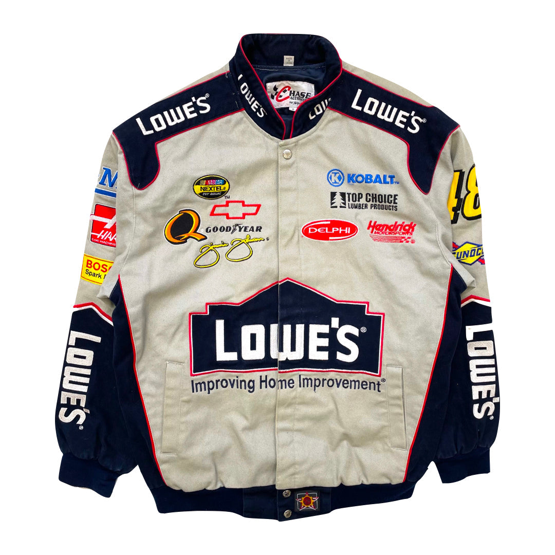 Vintage Lowe's Hunger Nascar Racing Jacket