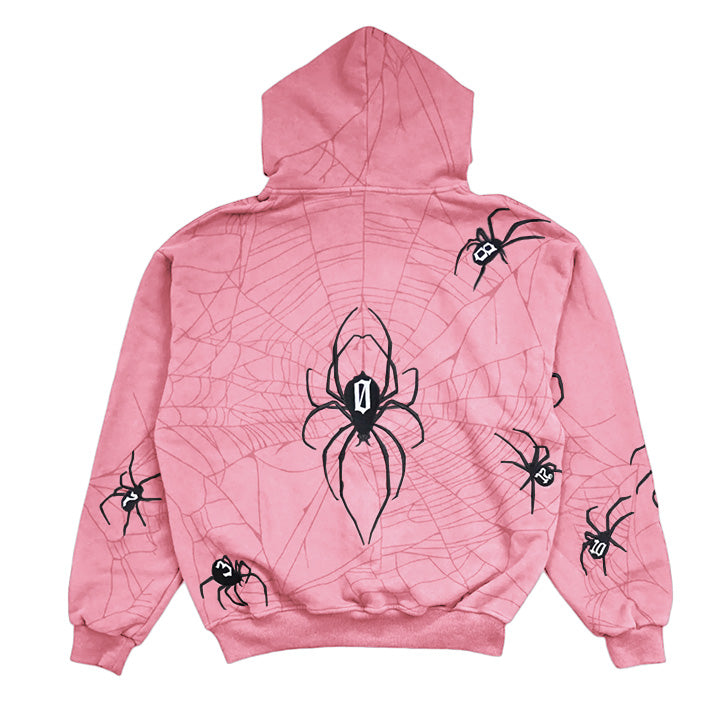 ⏰Limited time discount💥Muchic Unisex Spider Embroidered Long Sleeve Hoodie