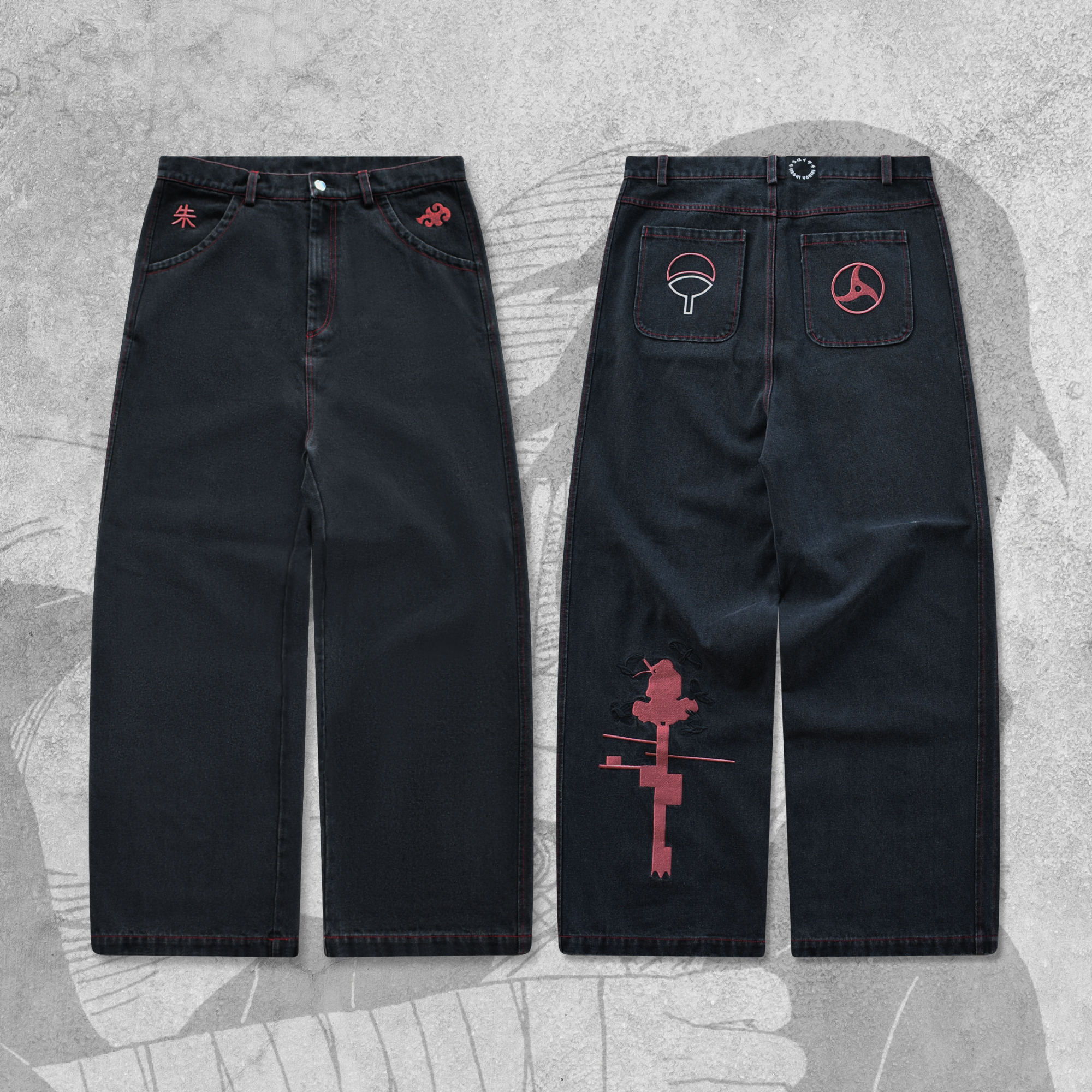 Muchic Unisex ITACHI JEANS