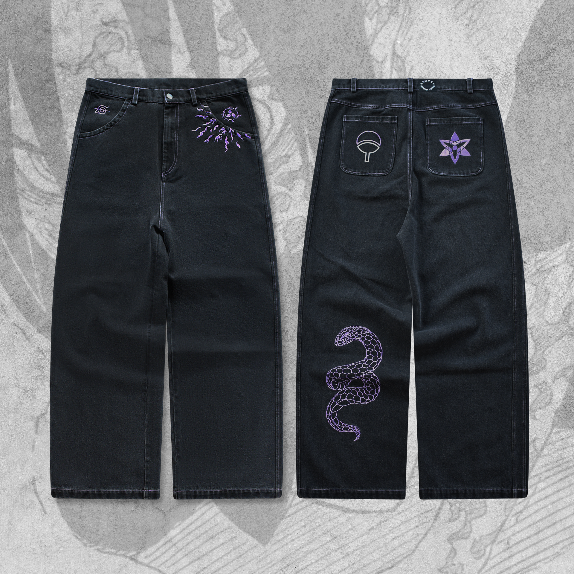 Muchic Unisex SASUKE JEANS